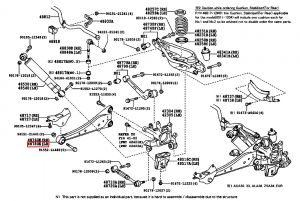 ذراع توازن خلفي يسار