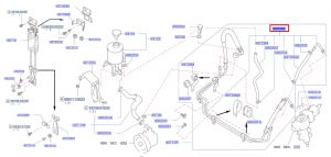 خرطوم زيت الدركسون ضغط عالي