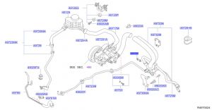 وردة نحاس خرطوم ضغط الهيدروليك