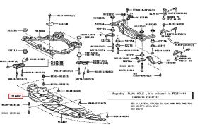 غطاء ماكينة سفلي