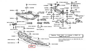 غطاء ماكينة سفلي