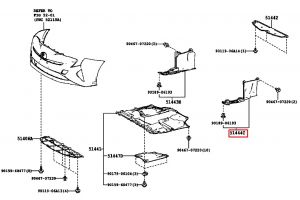 غطاء ماكينة سفلي