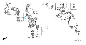 مقص علوي يسار