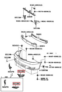 غطاء فتحة الكشاف يسار
