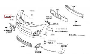 جلدة صدام أمامي سفلي