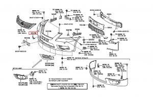 جلدة صدام أمامي سفلي