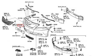 جلدة صدام أمامي سفلي
