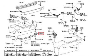 جلدة صدام خلفي سفلية