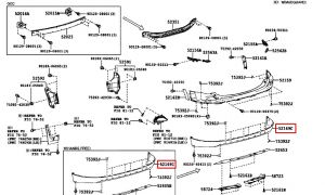 جلدة صدام خلفي سفلية