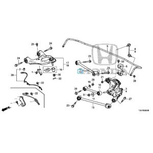 مقص خلفي سفلي يسار