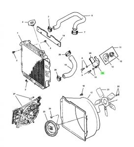 كوع ثيرموستات (بلف حرارة)