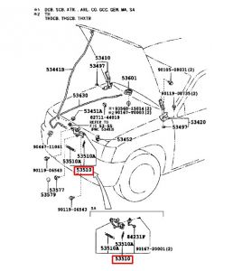 قفل تأمين الكبوت