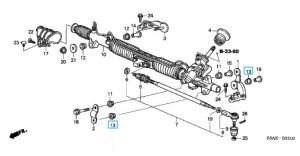جلدة تثبيت علبة الدركسون السفلية