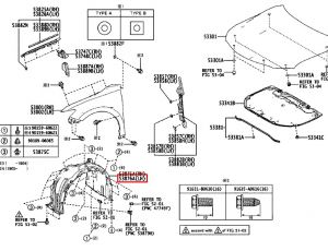 بطانة رفرف أمامي يسار