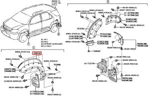 جلدة فيابر أمامية جانبية رقم 1