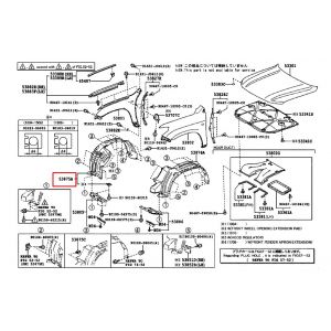 بطانة رفرف أمامي يمين