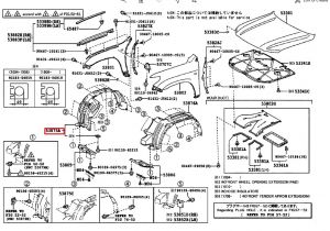 بطانة رفرف أمامي يمين