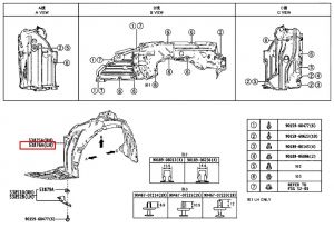 بطانة رفرف أمامي يسار