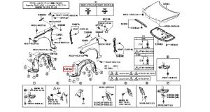 بطانة رفرف أمامي يسار