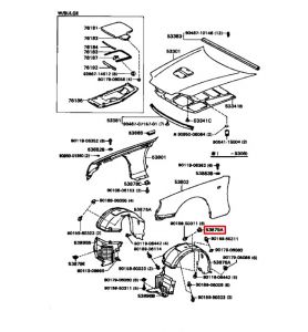 قاعدة كلبس بطانة رفرف