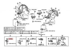 قاعدة كلبس بطانة رفرف