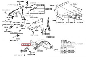 جلدة بطانة رفرف أمامي يمين
