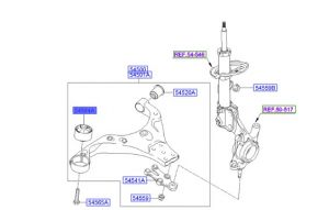 جلدة مقص سفلي