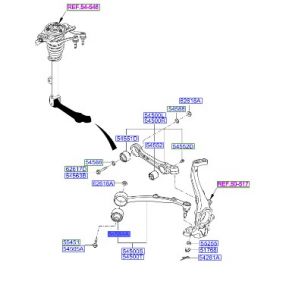 جلدة مقص سفلي