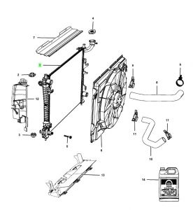 رديتر  تبريد ماء المحرك
