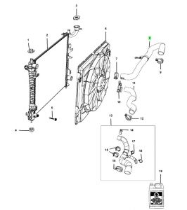 خرطوم ماء الرديتر
