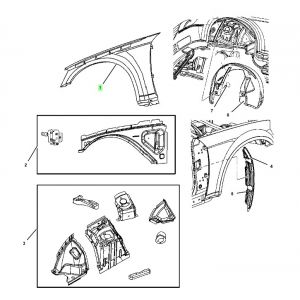 رفرف أمامي يمين