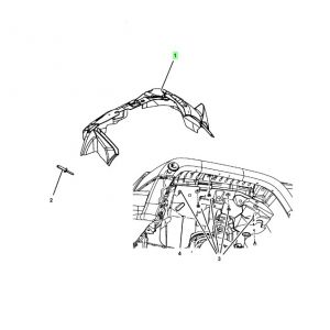 بطانة رفرف أمامي يمين