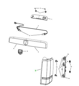 اسطب خلفي يسار