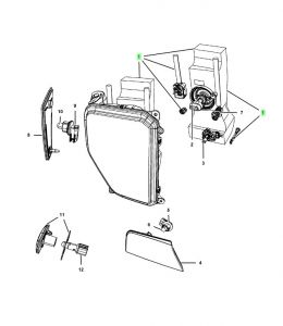 نور أمامي يسار