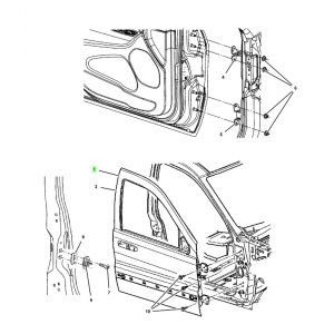 باب أمامي يمين