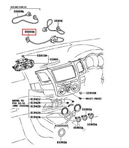كابل ازرار تحكم المكيف