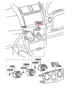 كابل ازرار تحكم المكيف