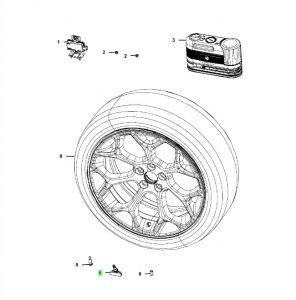 حساس ضغط هواء الإطار