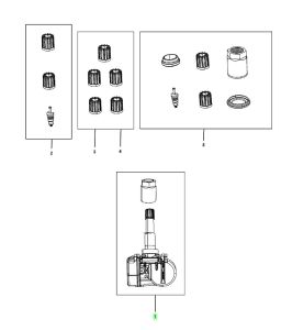 حساس ضغط هواء الإطار