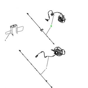 حساس السرعة الإطار الخلفي