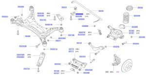 مشبك عمود التوازن الخلفي
