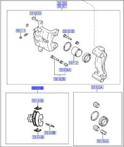فحمات فرامل أمامية
