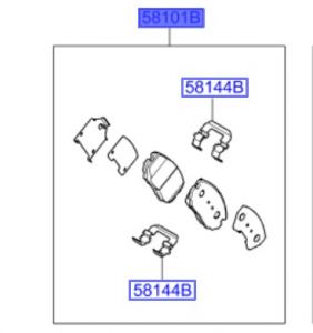 فحمات فرامل أمامية