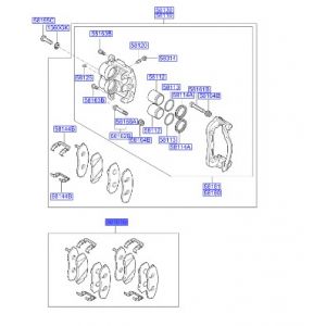 فحمات فرامل أمامية