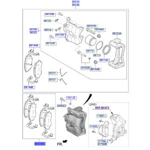 فحمات فرامل أمامية
