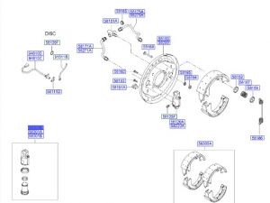 طقم إصلاح بستم كليبر أمامي