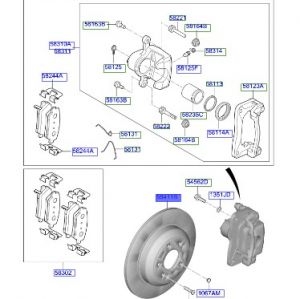 هوب فرامل خلفي