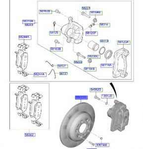 هوب فرامل خلفي