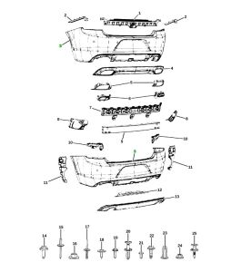 جلدة صدام خلفي علوية