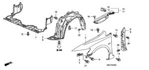 رفرف أمامي يمين